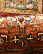 Veziri Hand-Knotted Wool Rug 5' 7" x 7' 9"