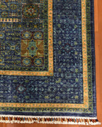 Mamluk Hand-Knotted Wool Rug 4' 3" x 5' 9"