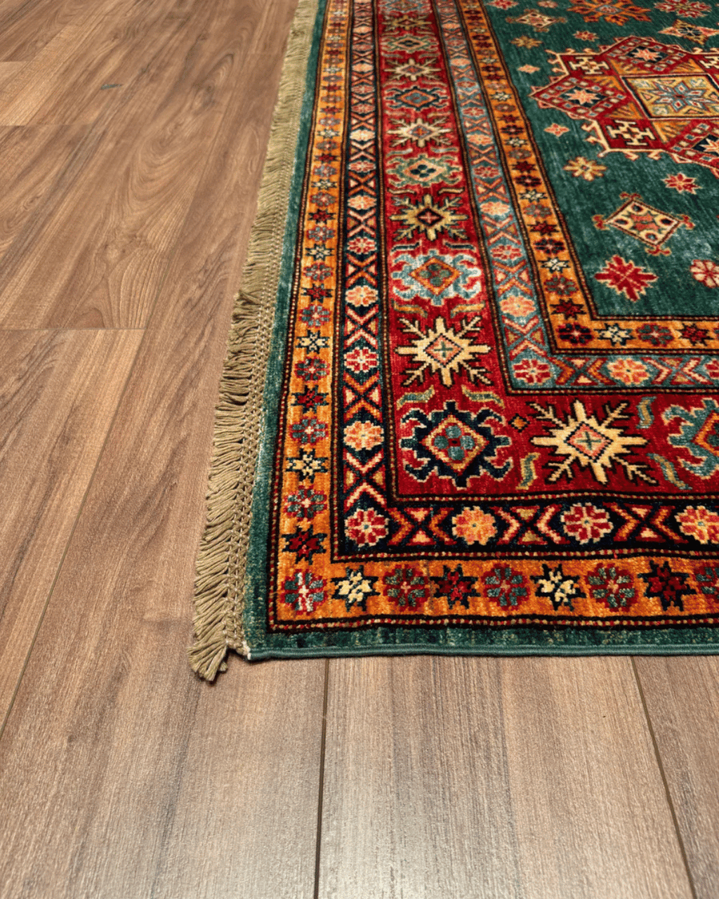 Shirvan Hand-Knotted Wool Rug 6' x 8'