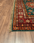 Shirvan Hand-Knotted Wool Rug 6' x 8'