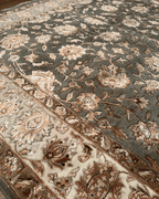Ottoman Elegance Hand-Knotted Wool Rug 6' 6" x 9' 9"