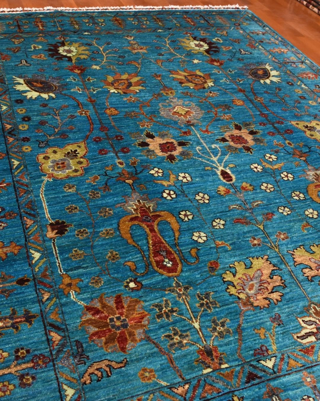 Sultani Hand-Knotted Wool Rug 156x204 cm 3.18 m² | 5x7 ft