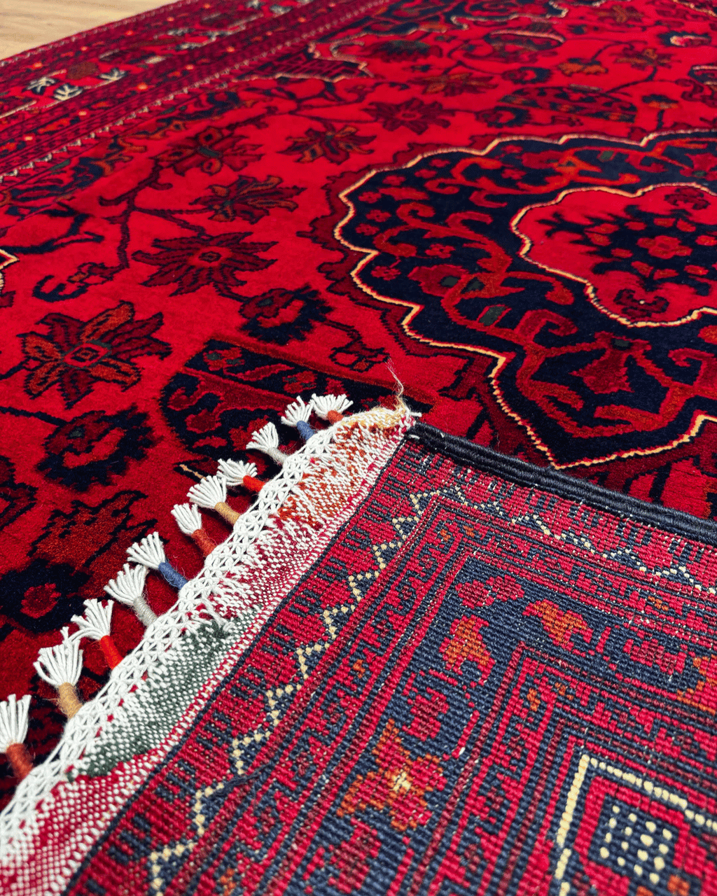 Wolle im afghanischen Stil 1,8x4,8ft – 55x146cm