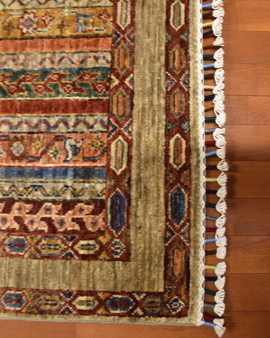 Sultani Hand-Knotted Wool Runner 2' 55" x 6' 62"