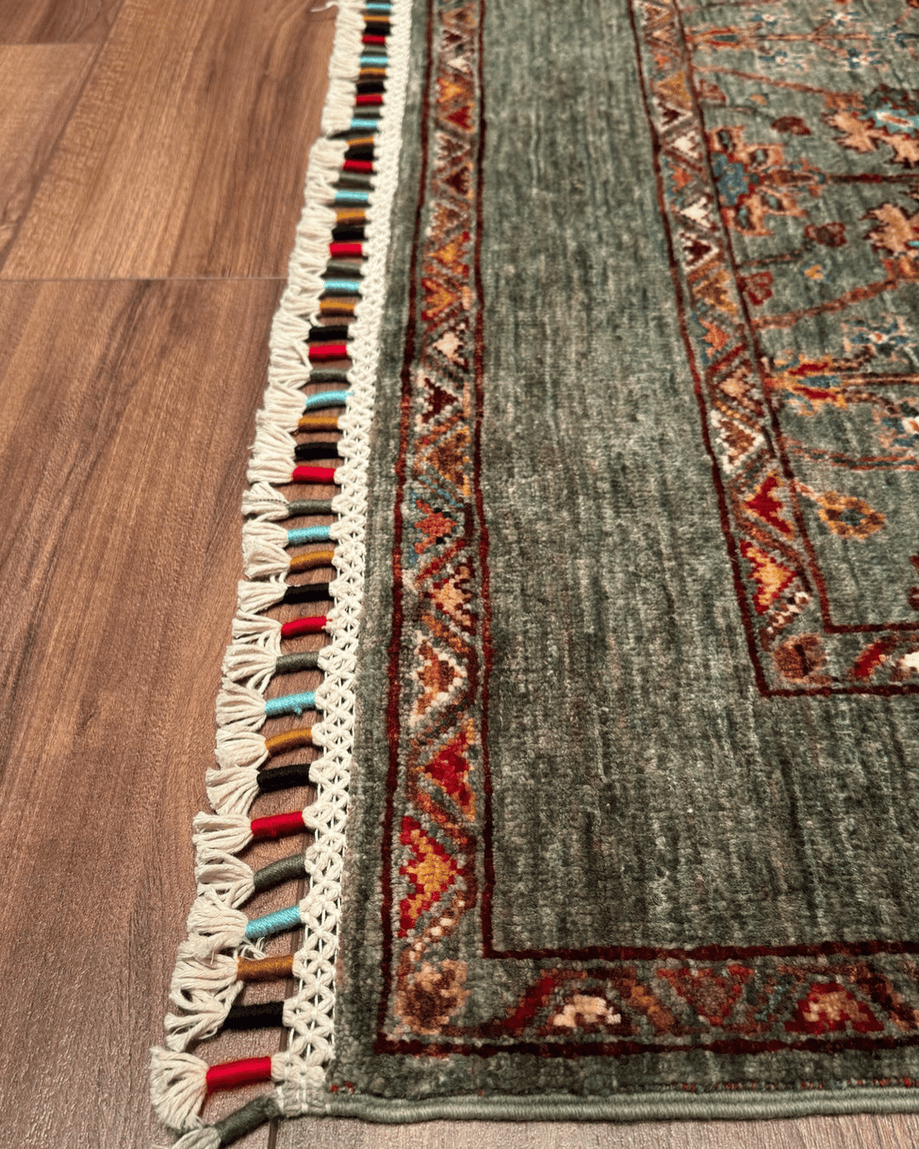 Sultani Hand-Knotted Wool Rug 3' 4" x 5' 2"