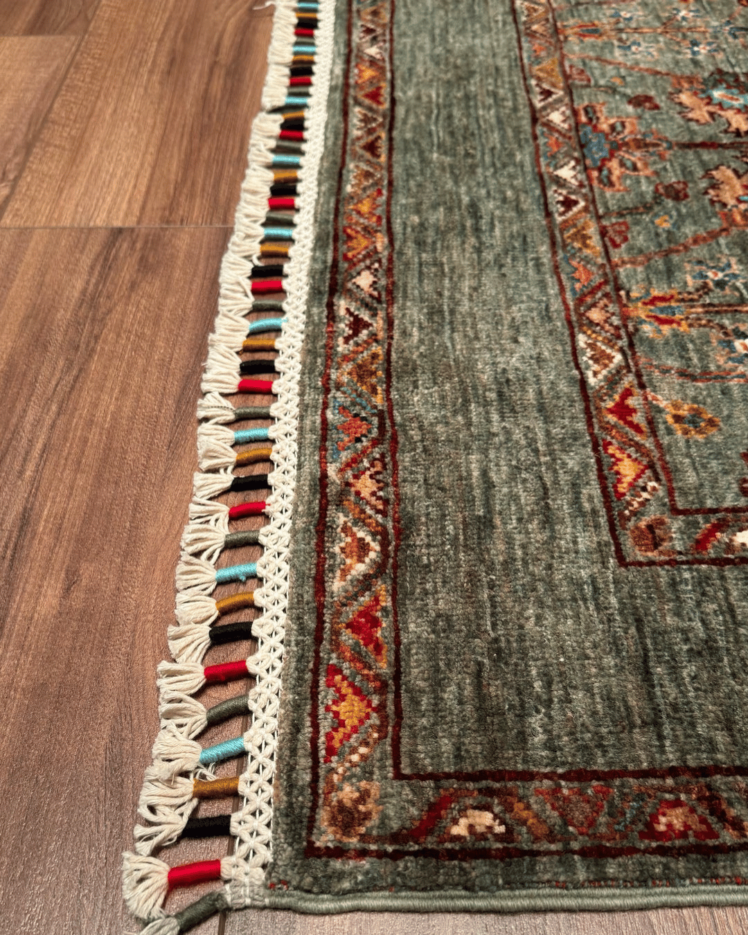 Sultani Hand-Knotted Wool Rug 3' 4" x 5' 2"
