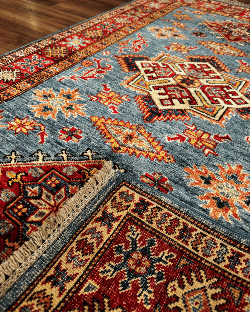 Shirvan Hand-Knotted Wool Rug 3' 1" x 4' 9"