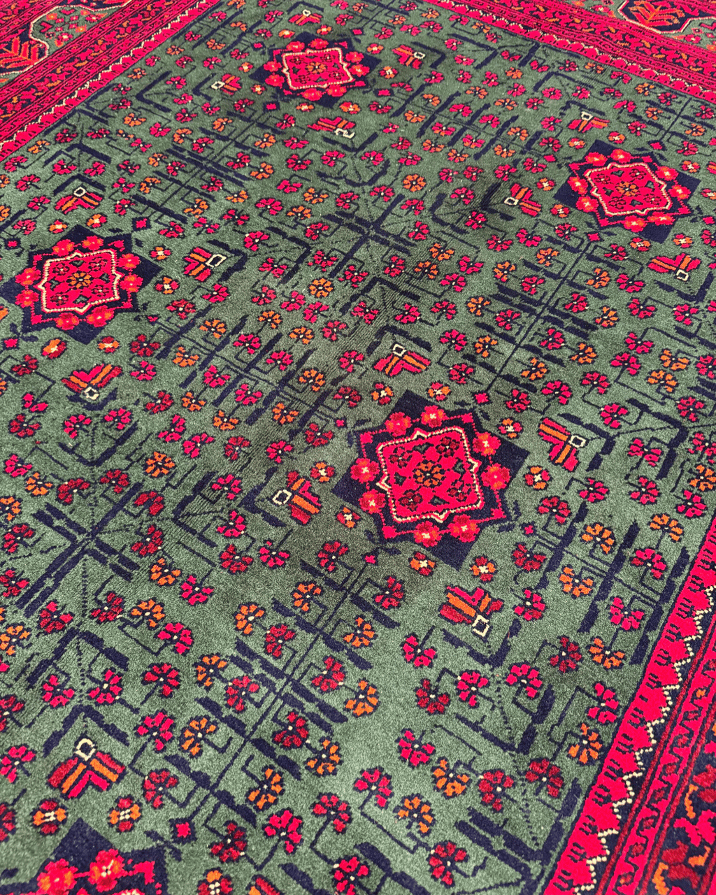 Wolle im afghanischen Stil 1,8x4,8ft – 55x146cm