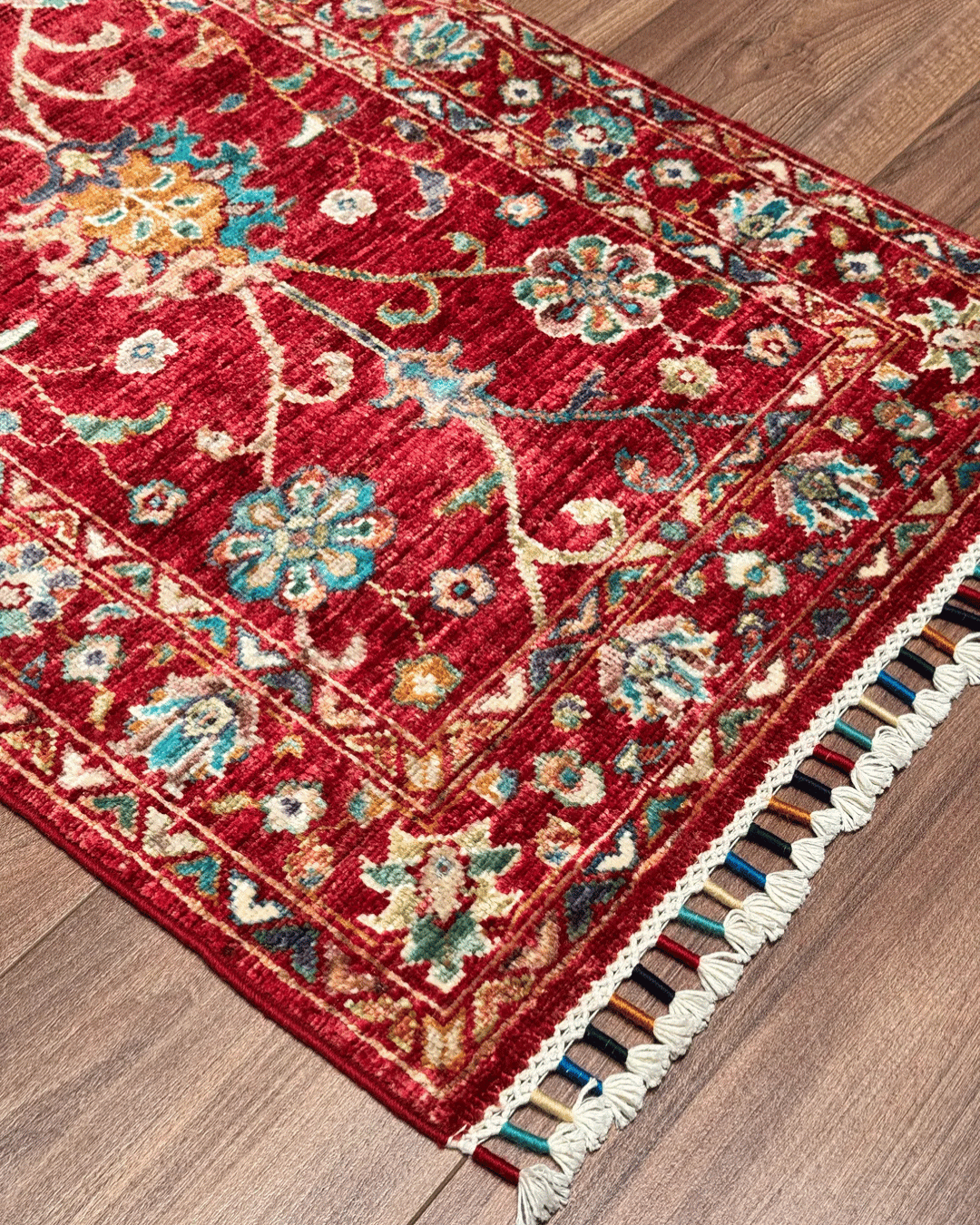 Sultani Hand-Knotted Wool Runner 1' 9" x 6' 2"