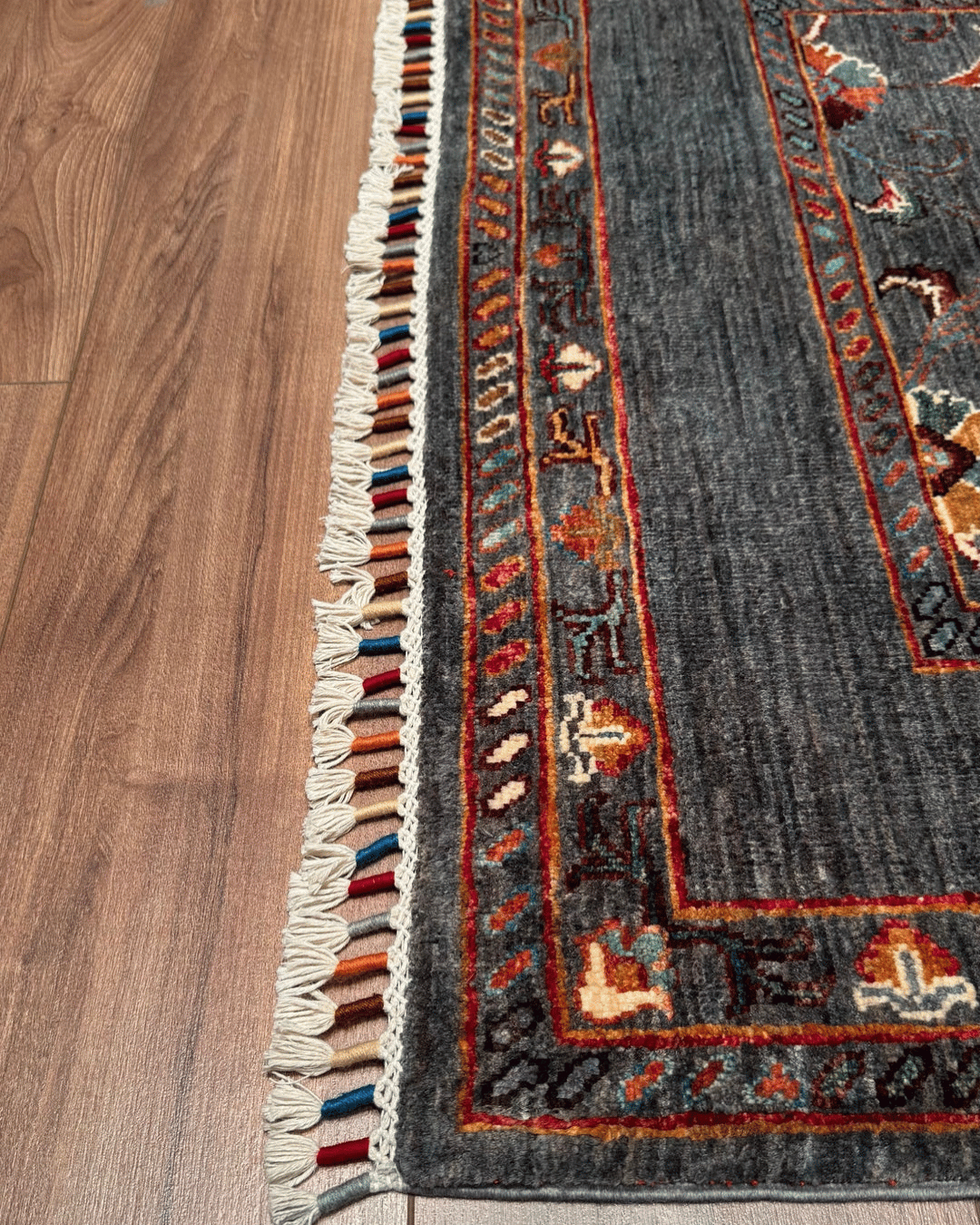 Sultani Hand-Knotted Wool Rug 3' 5" x 5' 1"
