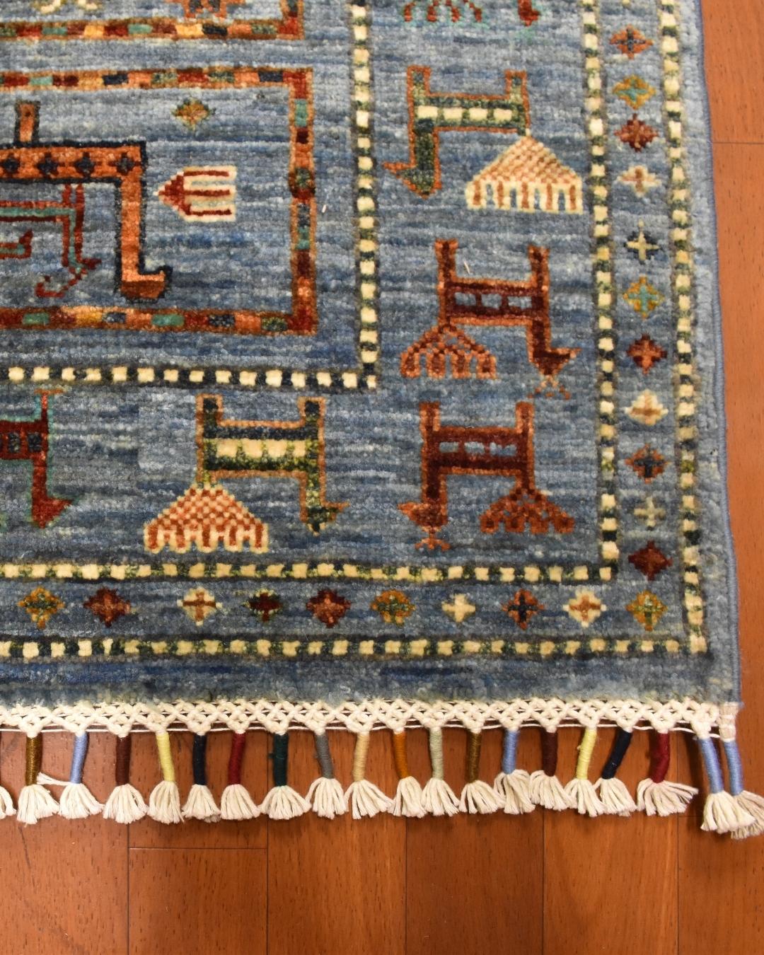 Sultani Hand-Knotted Wool Runner 2' 7" x 9' 2"