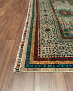 Mamluk Hand-Knotted Wool Rug 5' 9" x 8' 1"