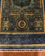 Mamluk Hand-Knotted Wool Rug 4' 2" x 6'