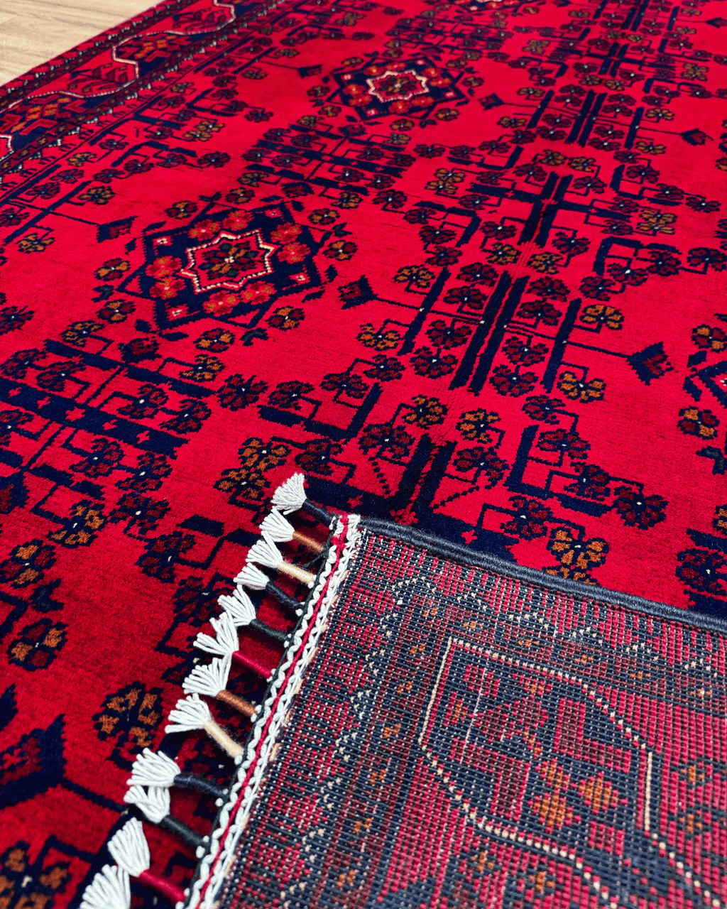 Wolle im afghanischen Stil 1,8x4,8ft – 55x146cm