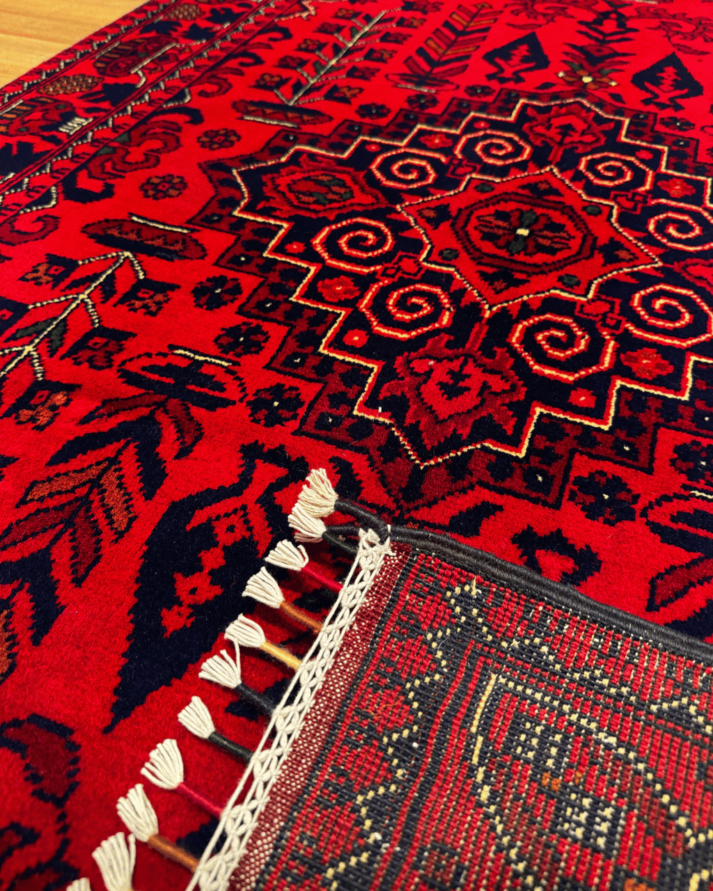 Wolle im afghanischen Stil 1,8x4,8ft – 55x146cm