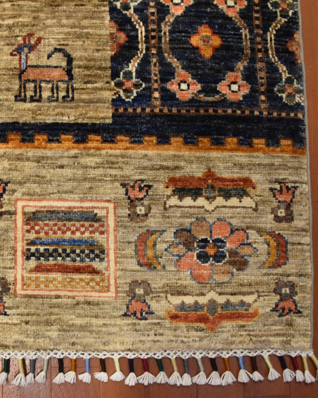 Sultani Hand-Knotted Wool Rug 5' 6" x 7' 7"