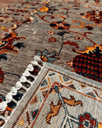 Sultani Hand-Knotted Wool Rug 4' x 6'