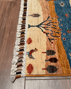 Sultani Hand-Knotted Wool Rug 2' 8" x 4' 2"