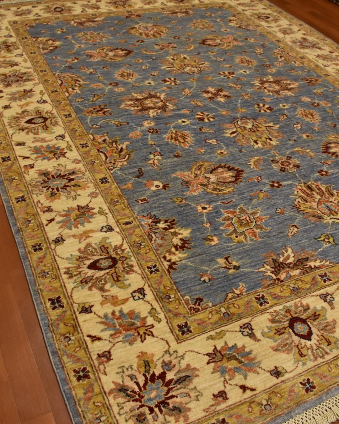 Sultani Hand-Knotted Wool Rug 5' 7" x 7' 8"