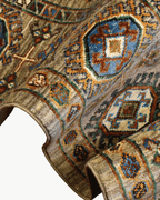 Veziri Hand-Knotted Wool Rug 5' x 6' 6"