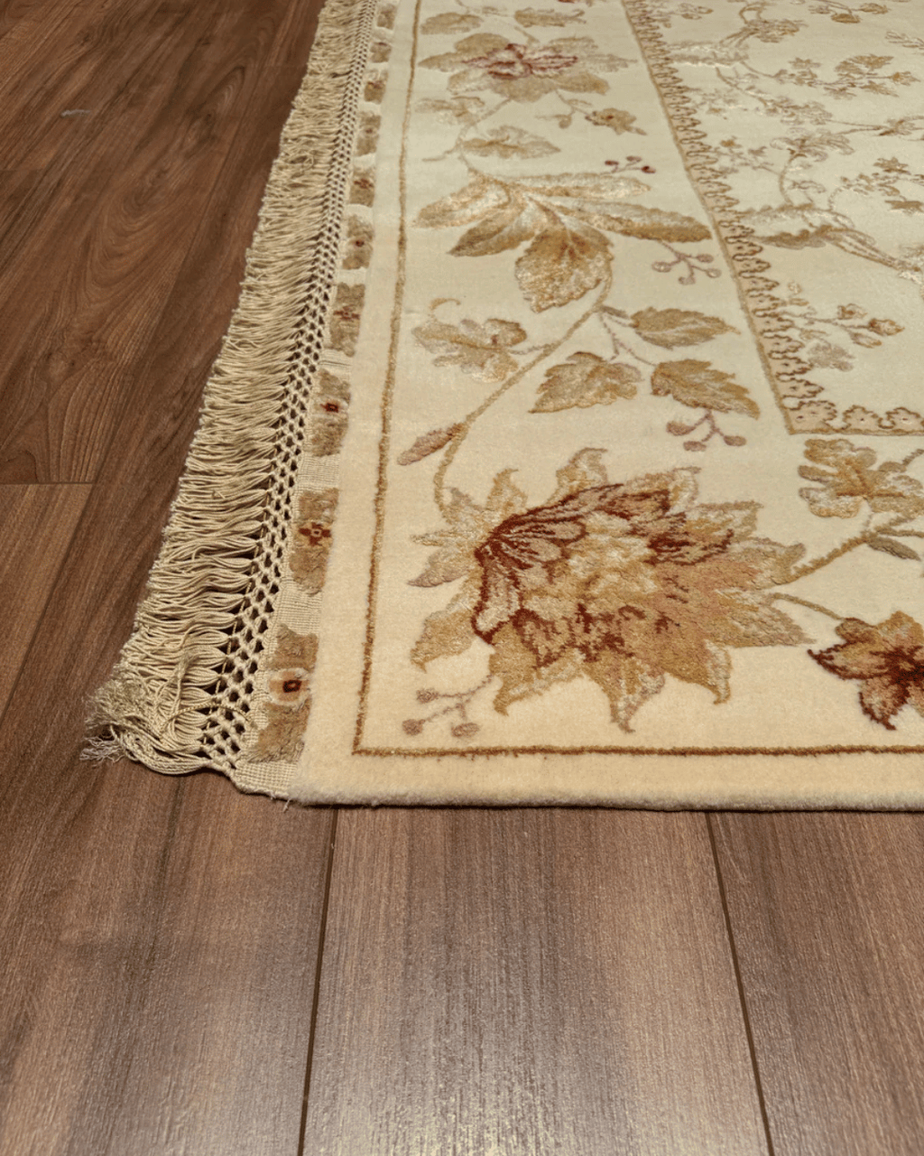 Ottoman Elegance Hand-Knotted Wool Rug 5' 5" x 8' 3"