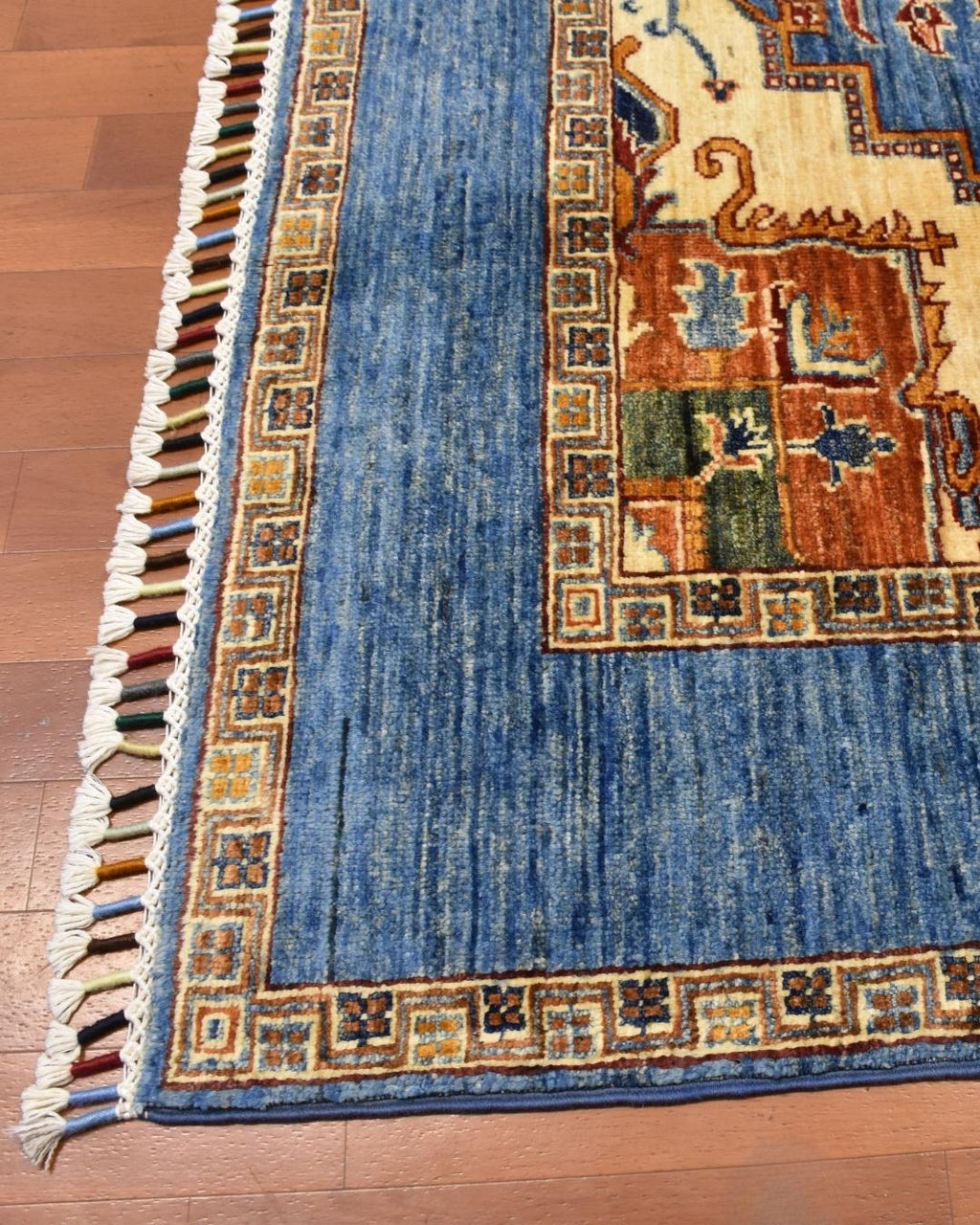Sultani Hand-Knotted Wool Rug 5' 1" x 6' 3"