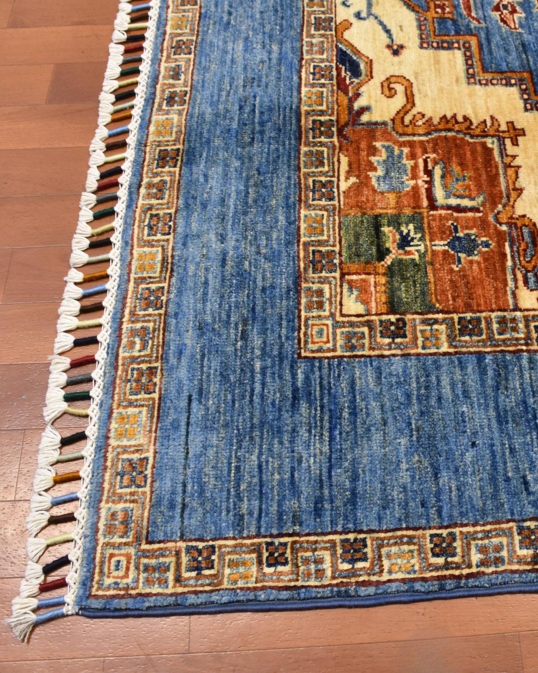 Sultani Hand-Knotted Wool Rug 5' 1" x 6' 3"