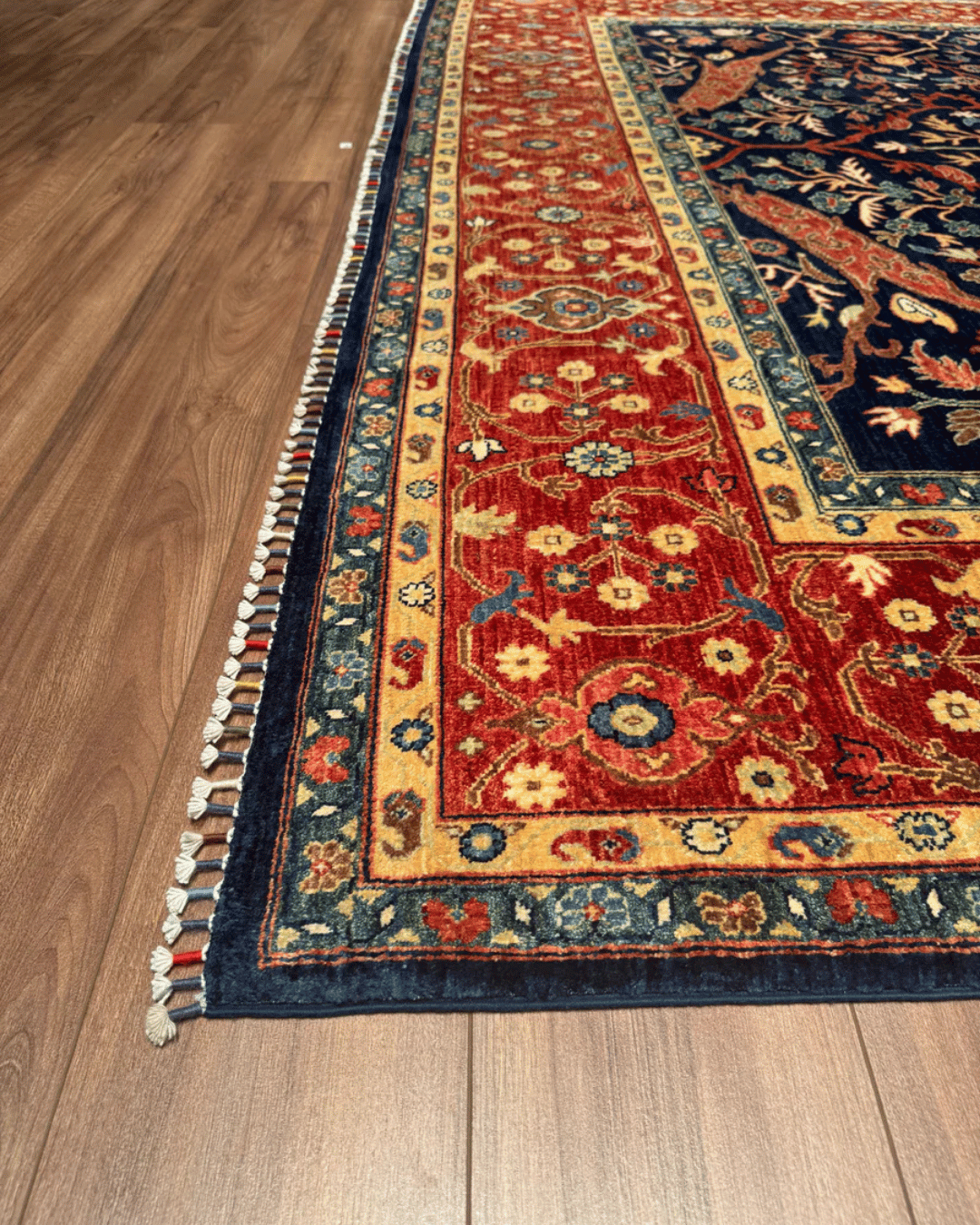 Mamluk Hand-Knotted Wool Rug 9' 1" x 12' 1"