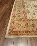 Ushak Hand-Knotted Wool Rug 7' x 10'