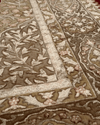 Ottoman Elegance Hand-Knotted Wool Rug 6' 8" x 9' 9"