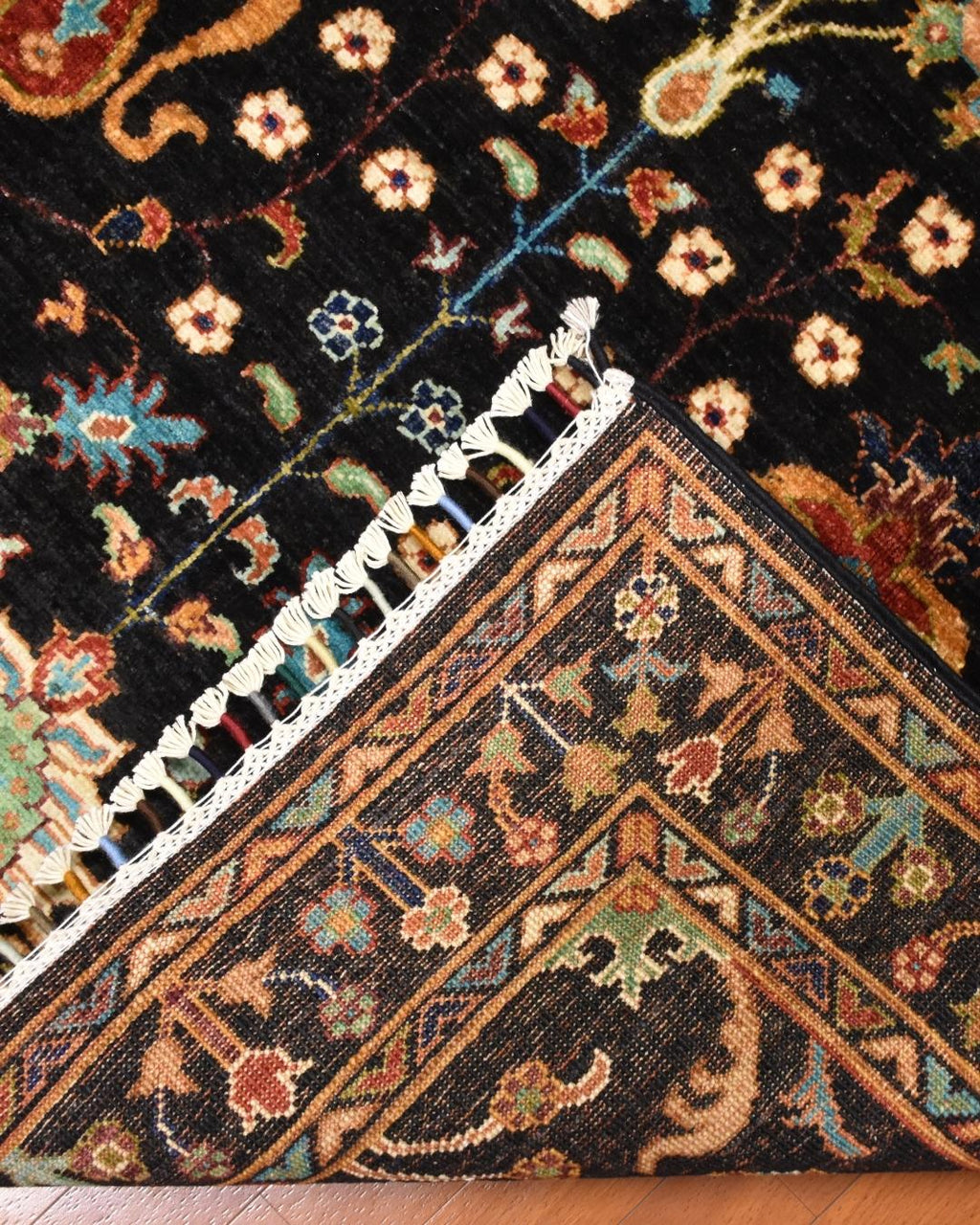 Sultani Hand-Knotted Wool Rug 4' x 6'