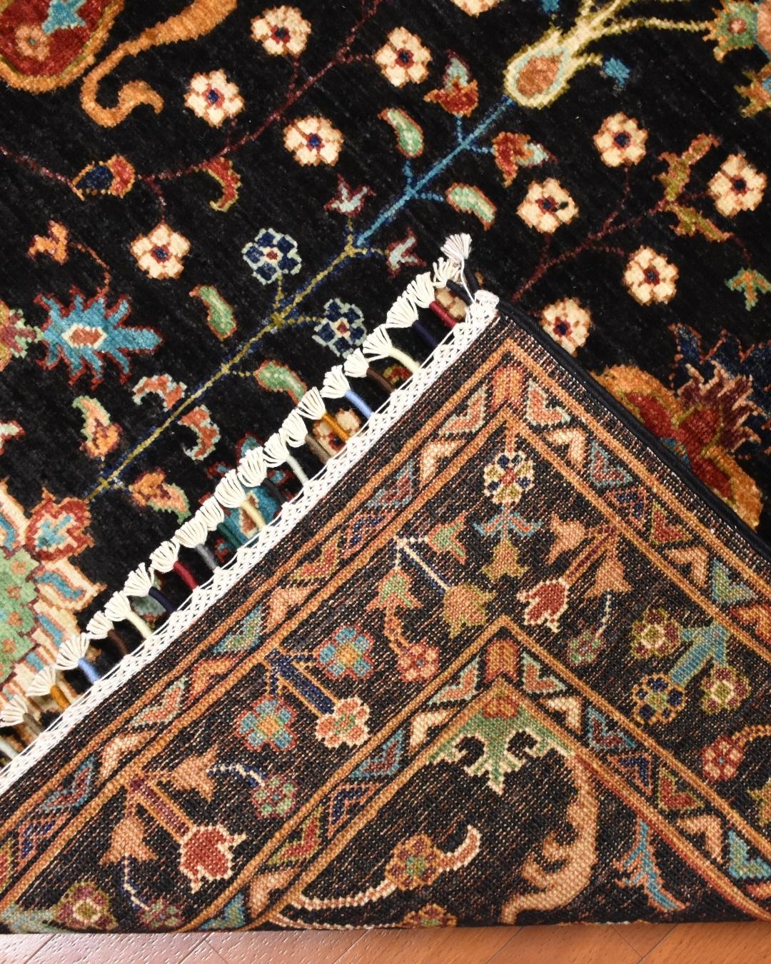 Sultani Hand-Knotted Wool Rug 4' x 6'