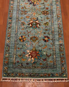 Sultani Hand-Knotted Wool Runner 2' 6" x 8'