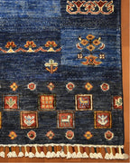 Sultani Hand-Knotted Wool Rug 6' x 8'