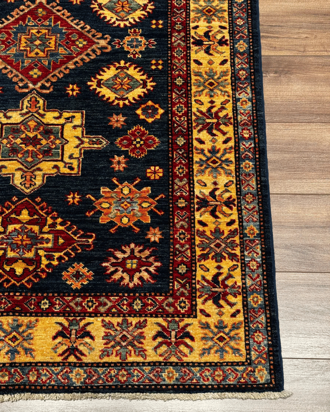 Shirvan Hand-Knotted Wool Rug 3' 7" x 5' 8"