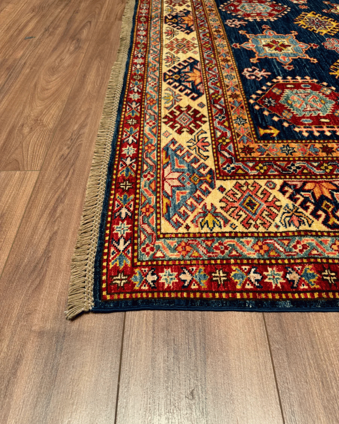 Shirvan Hand-Knotted Wool Rug 5' x 8'