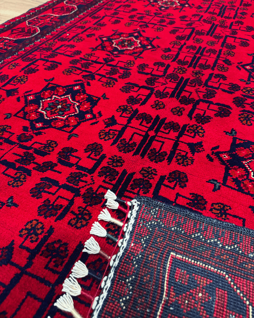 Wolle im afghanischen Stil 1,8x4,8ft – 55x146cm