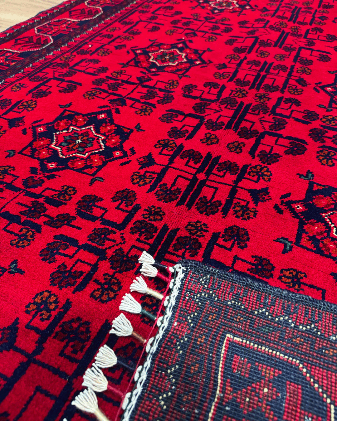 Wolle im afghanischen Stil 1,8x4,8ft – 55x146cm