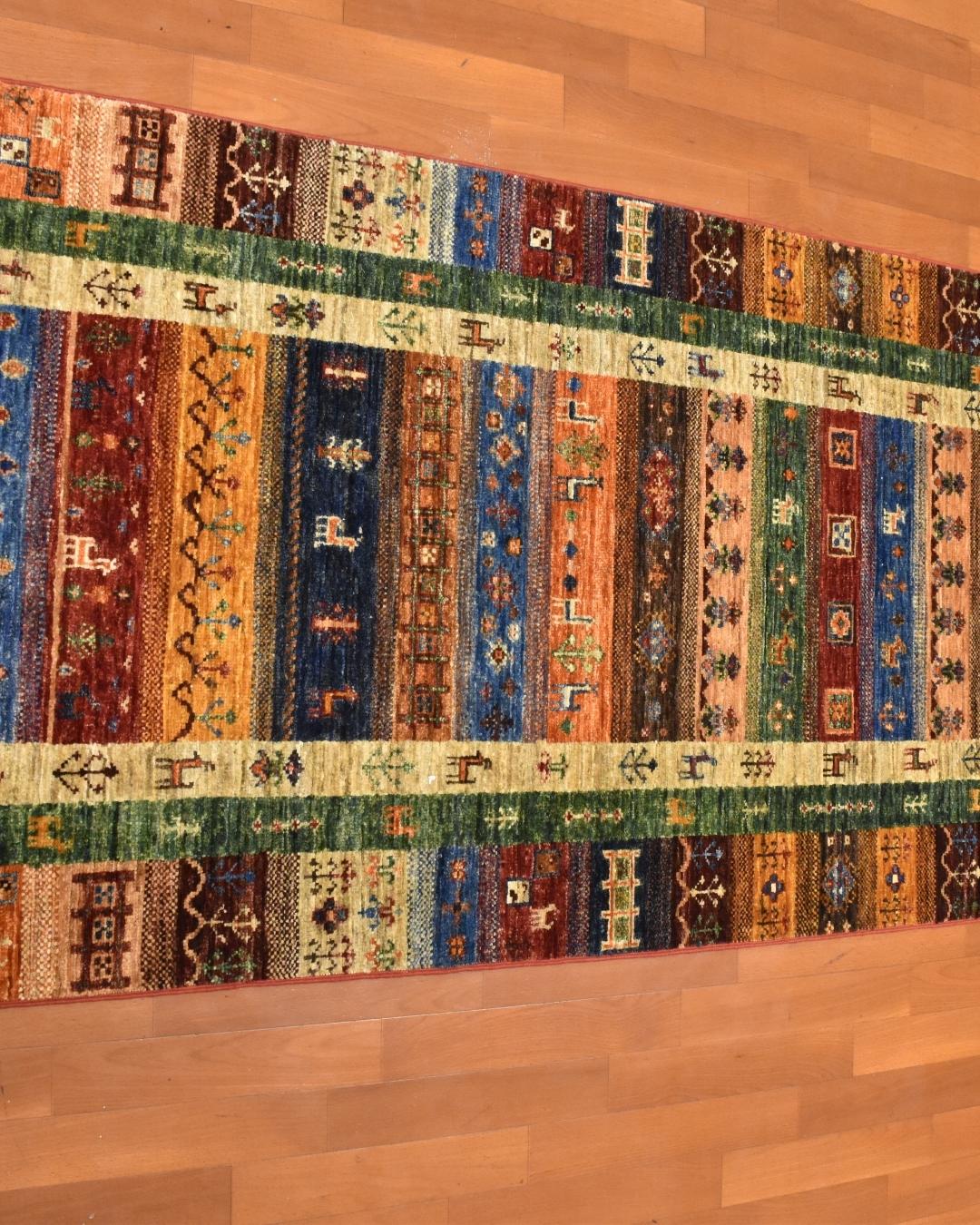 Sultani Hand-Knotted Wool Runner 2' 6" x 8' 4"