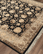 Tapis en laine style afghan 55 x 146 cm