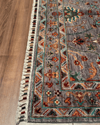 Sultani Hand-Knotted Wool Rug 4' x 6'