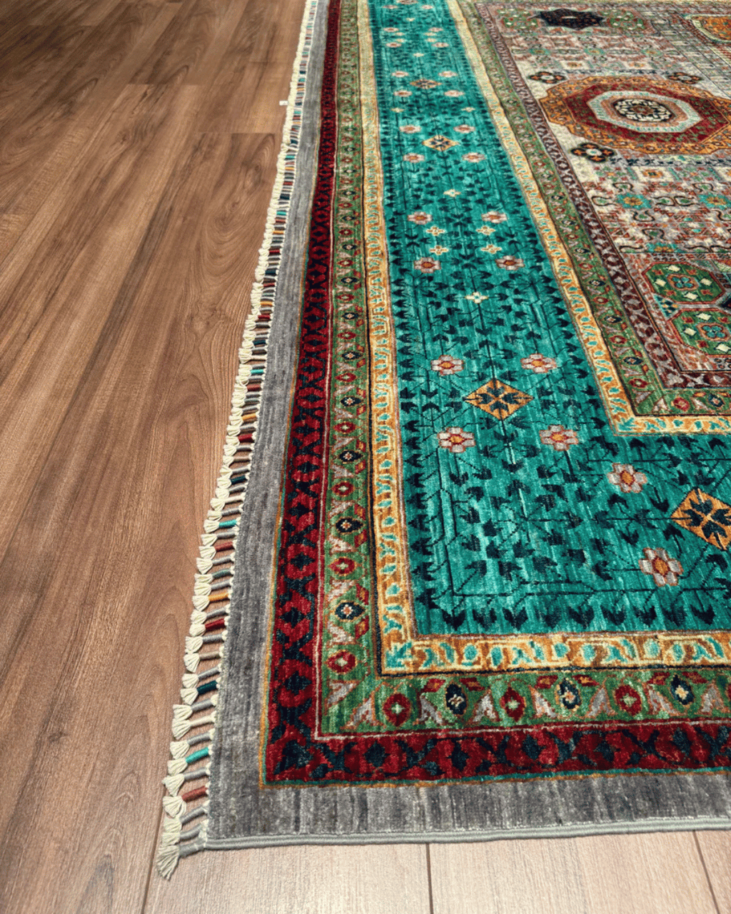 Mamluk Hand-Knotted Wool Rug 9' 1" x 12' 3"
