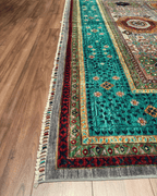 Mamluk Hand-Knotted Wool Rug 9' 1" x 12' 3"