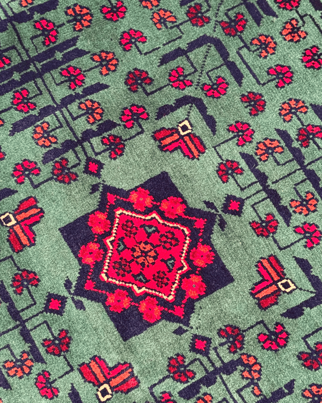 Wolle im afghanischen Stil 1,8x4,8ft – 55x146cm