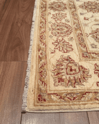 Ushak Hand-Knotted Wool Rug 4' x 6'
