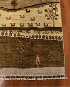 Sultani Hand-Knotted Wool Rug 5' 9" x 8' 2"