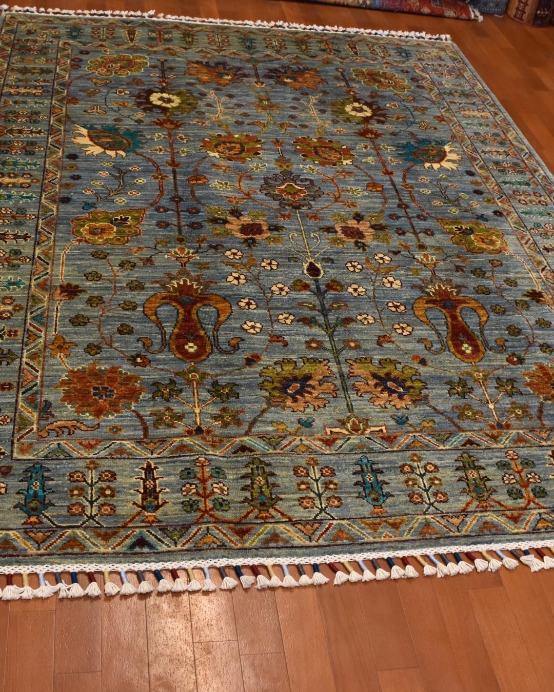 Sultani Hand-Knotted Wool Rug - 152x206 cm 3.13 m² | 5x7 ft
