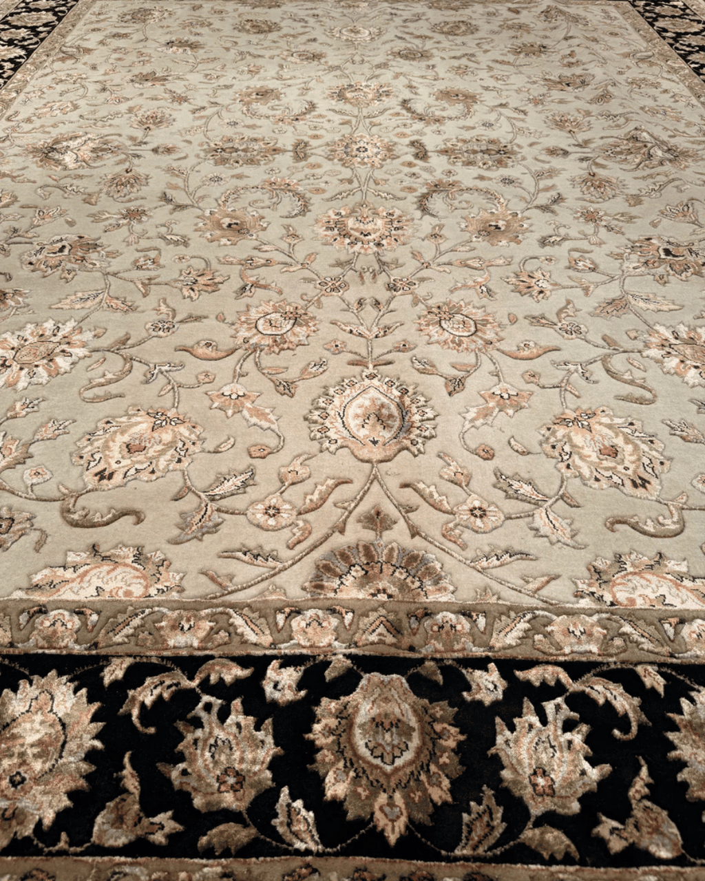 Ottoman Elegance Hand-Knotted Wool Rug 8' 2" x 9' 9"