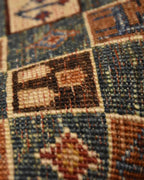 Sultani Hand-Knotted Wool Rug 4' x 5'