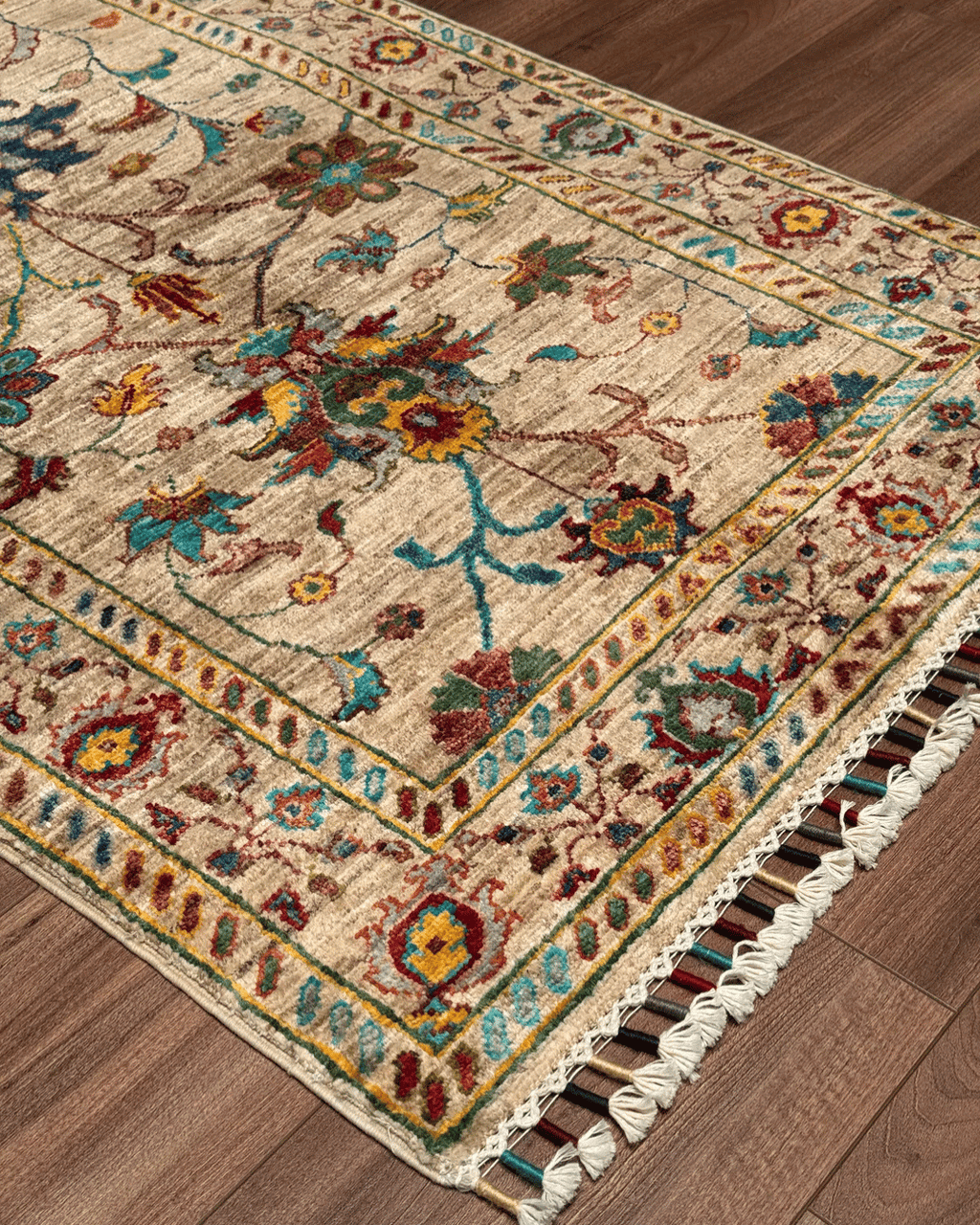Sultani Hand-Knotted Wool Rug 2' 7" x 3' 9"